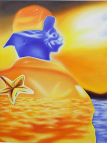 Tight Lines, 2026, oil on canvas, 36 x 48 in (Joseph J. Greer/Hyacinth Gallery)