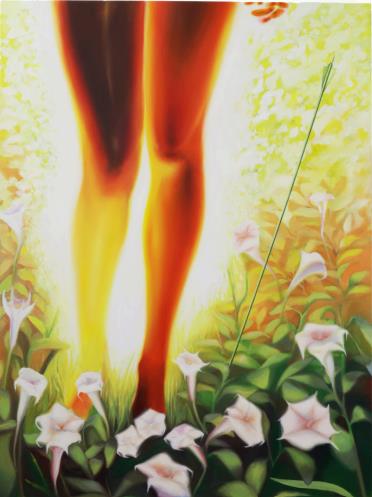 Datura, 2026, oil on canvas, 36 x 48 in (Joseph J. Greer/Hyacinth Gallery)