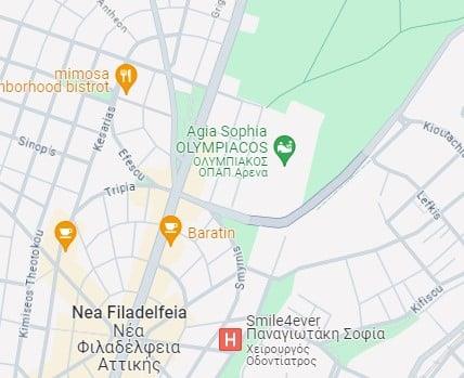 Το γήπεδο της ΑΕΚ εμφανίζεται ως «Ολυμπιακός Arena» στο GPS της Google