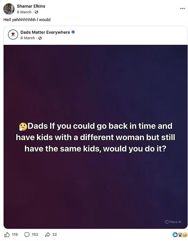 Το επίμαχο ποστ (screenshot)