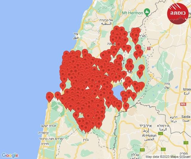 Σε ποιες περιοχές του Ισραήλ οι κάτοικοι βρίσκονται σε καταφύγια
