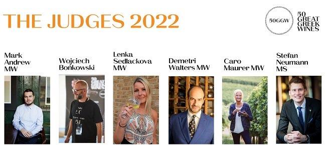 Οι κριτές του 50 Great Greek Wines 2022