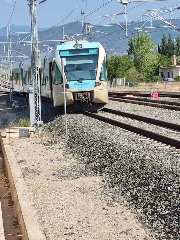 εκτροχιασμός τρένου στην Τιθορέα