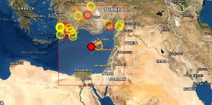 σεισμός Κυπρος