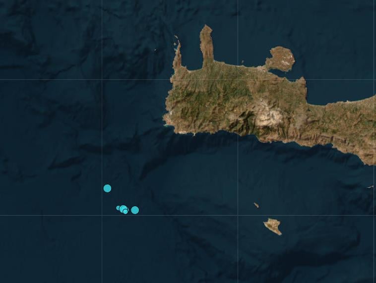 Σεισμοί στην Κρήτη
