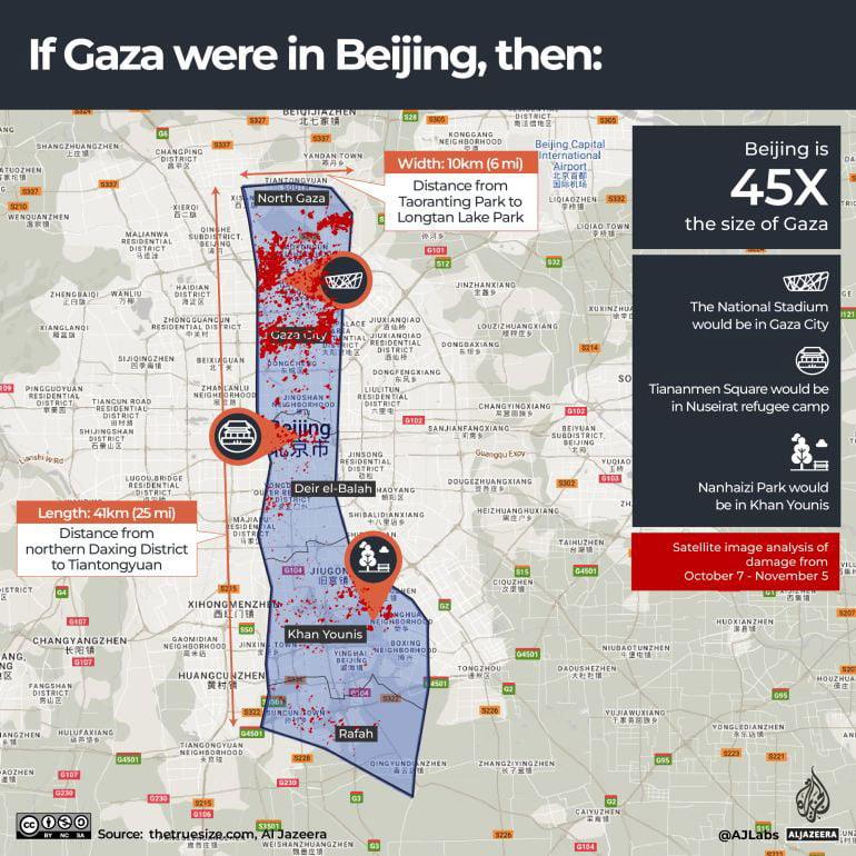 Γάζα: Το μέγεθος της καταστροφής