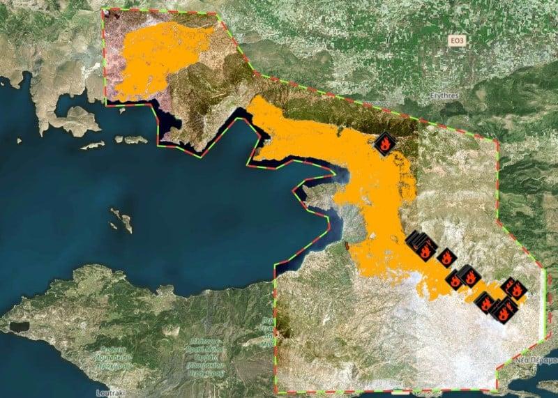 Κοντά στα 150.000 τα στρέμματα που έχουν καεί στην Αττικοβοιωτία