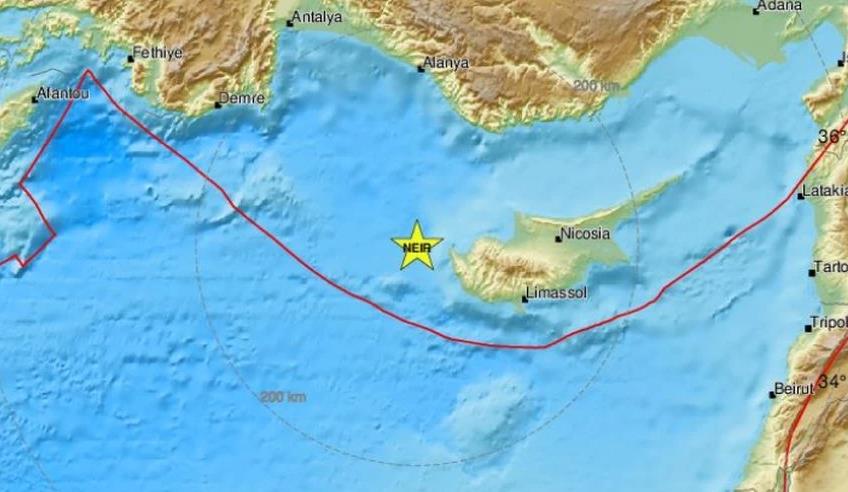 Κύπρος σεισμός