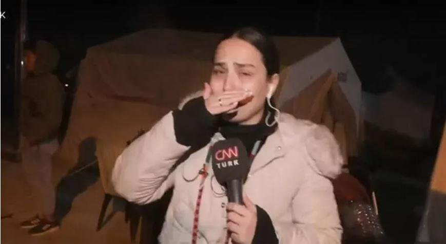 Το κλάμα της ρεπόρτερ (CNN-Turk)