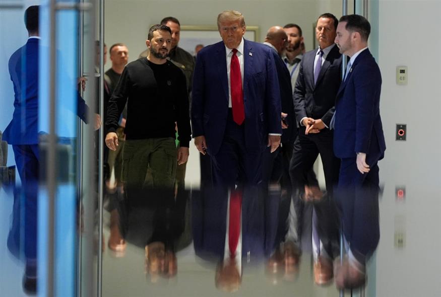 Βολοντίμιρ Ζελένσκι - Ντόναλντ Τραμπ (AP Photo)