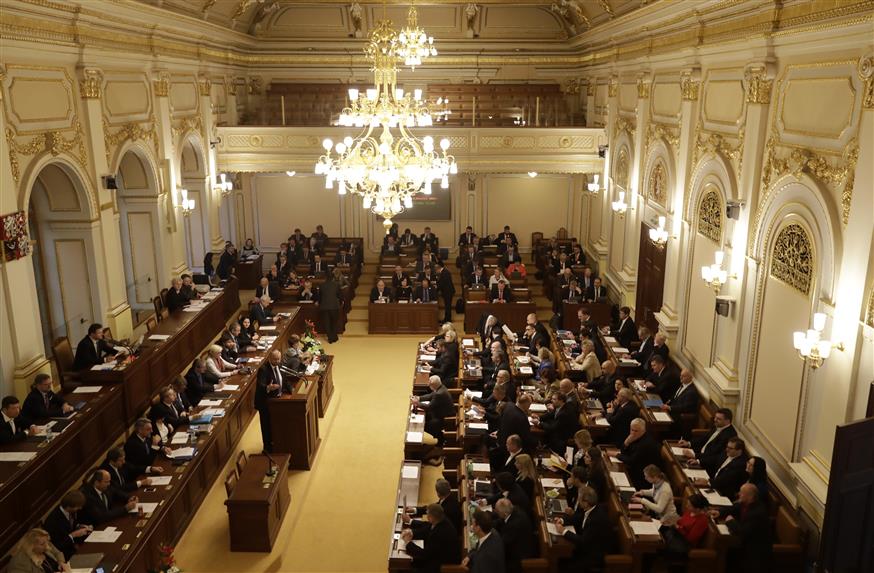 Το κοινοβούλιο της Τσεχίας (AP Photo/Petr David Josek)