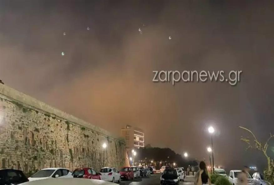 Ομίχλη σκέπασε την πόλη των Χανίων / Zarpanews.gr