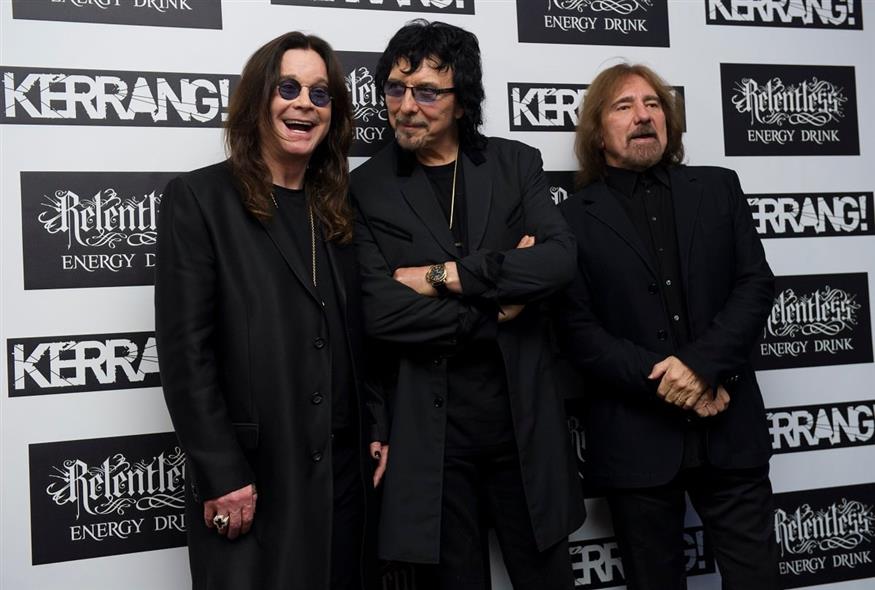 Όζι Όζμπουρν και Τόνι Αϊόμι (Jonathan Short/AP)