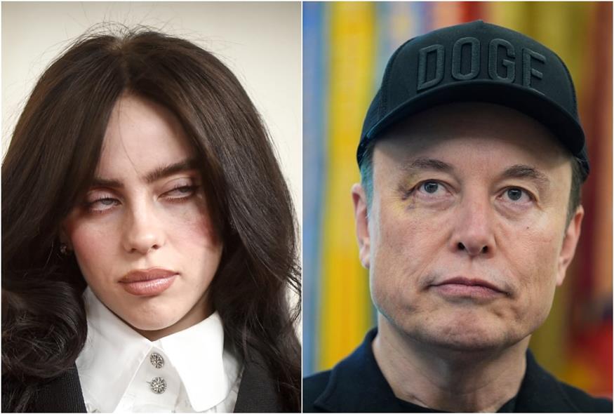 Μπίλι Άιλις - Έλον Μασκ (AP)