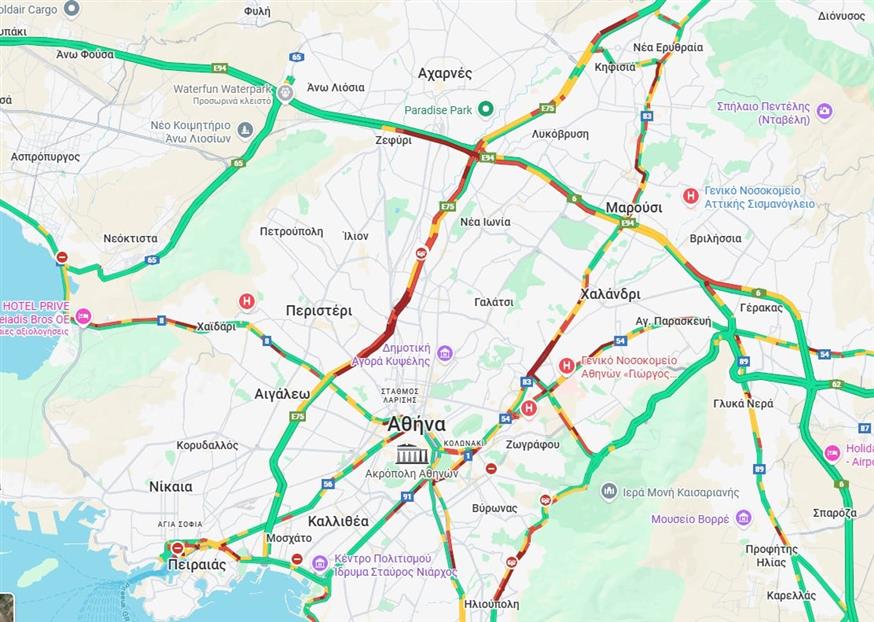 κυκλοφορία σήμερα (24/11)
