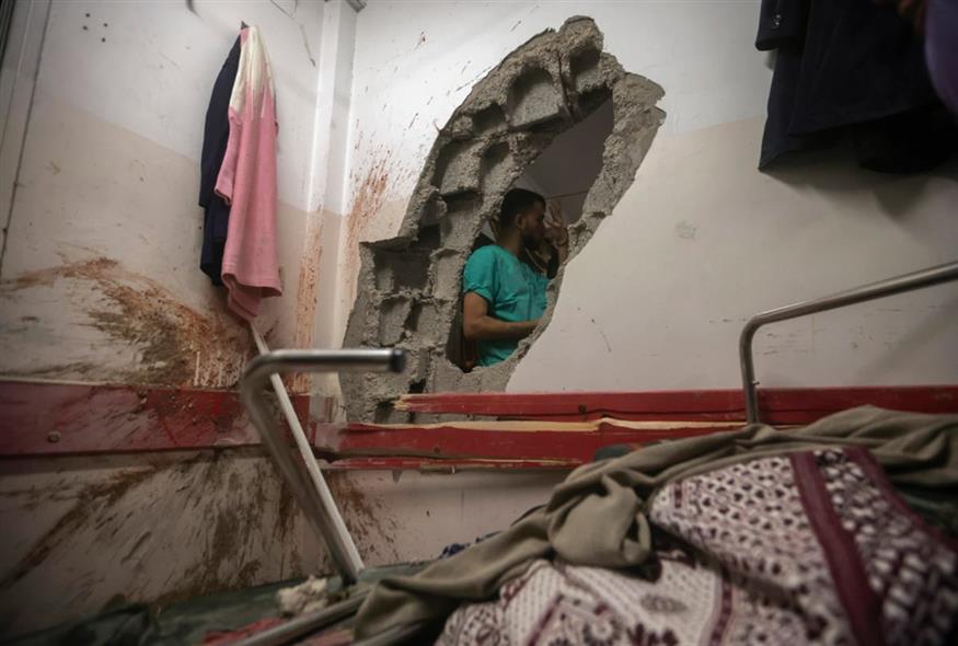 Βομβαρδισμός νοσοκομείου στη Γάζα/AP