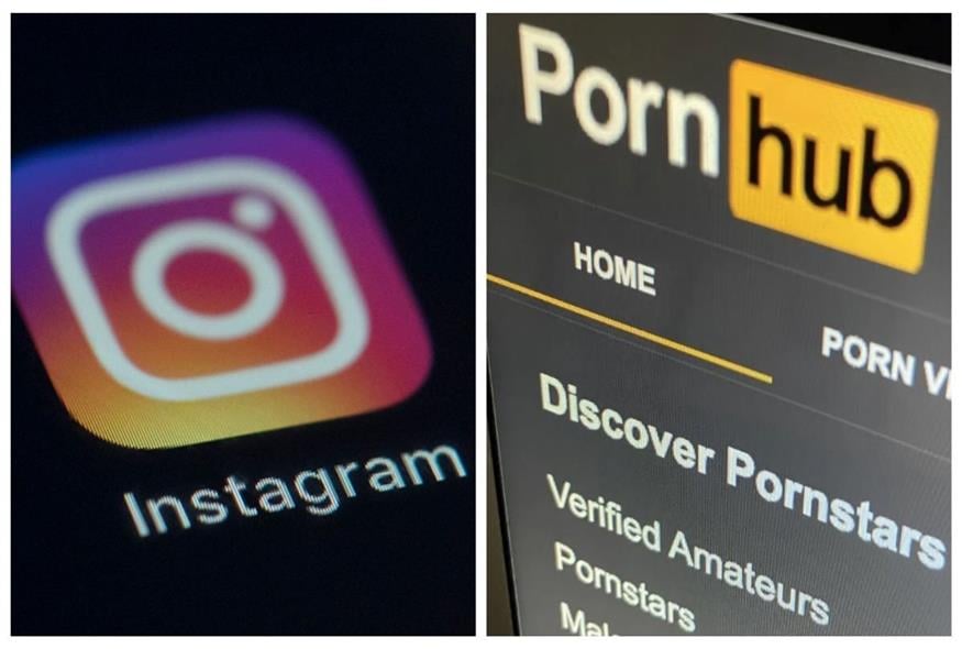 Instagram VS Pornhub