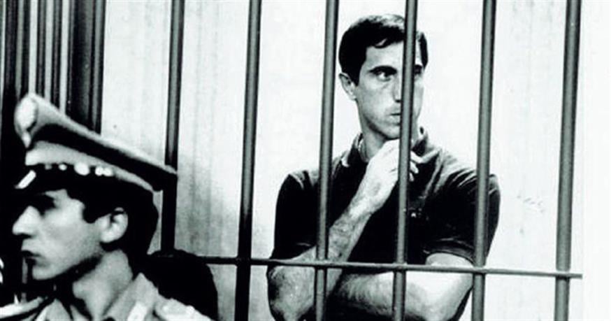 Ο Τζιλμπέρτο Καβαλίνι κατά τη σύλληψή του, το 1980