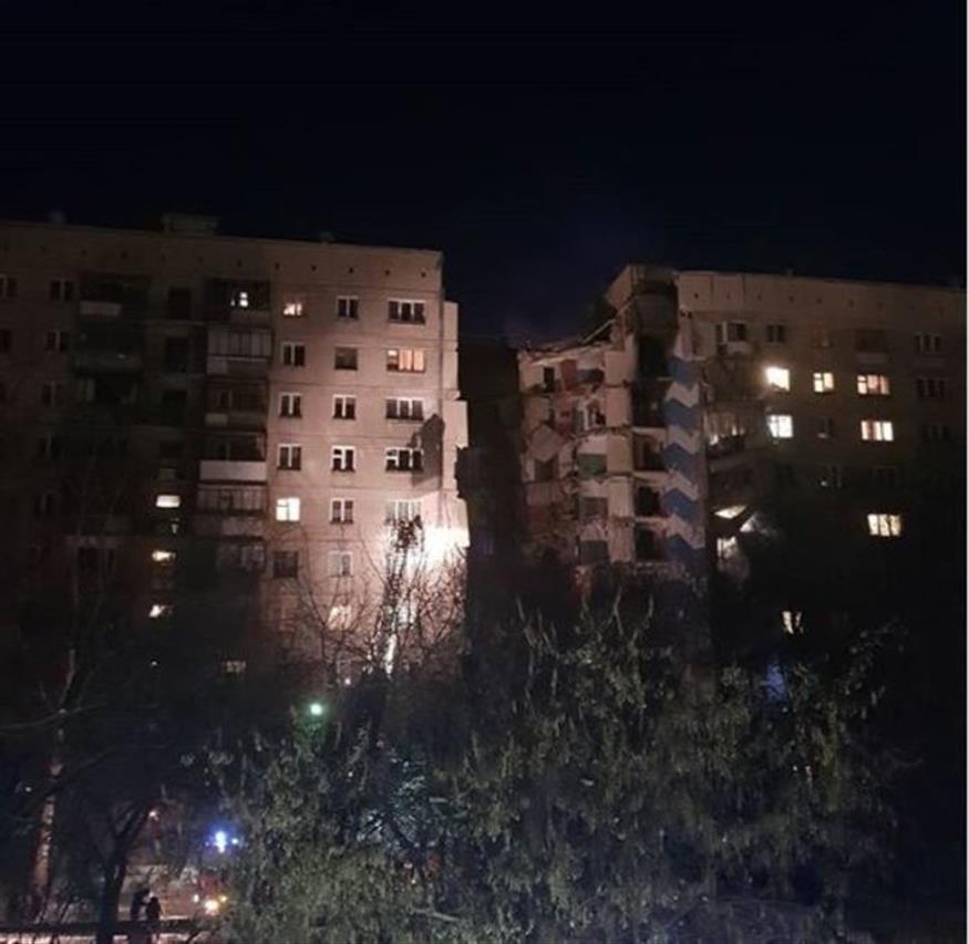 Ρωσία: Κατάρρευση κτιρίου από έκρηξη φυσικού αερίου