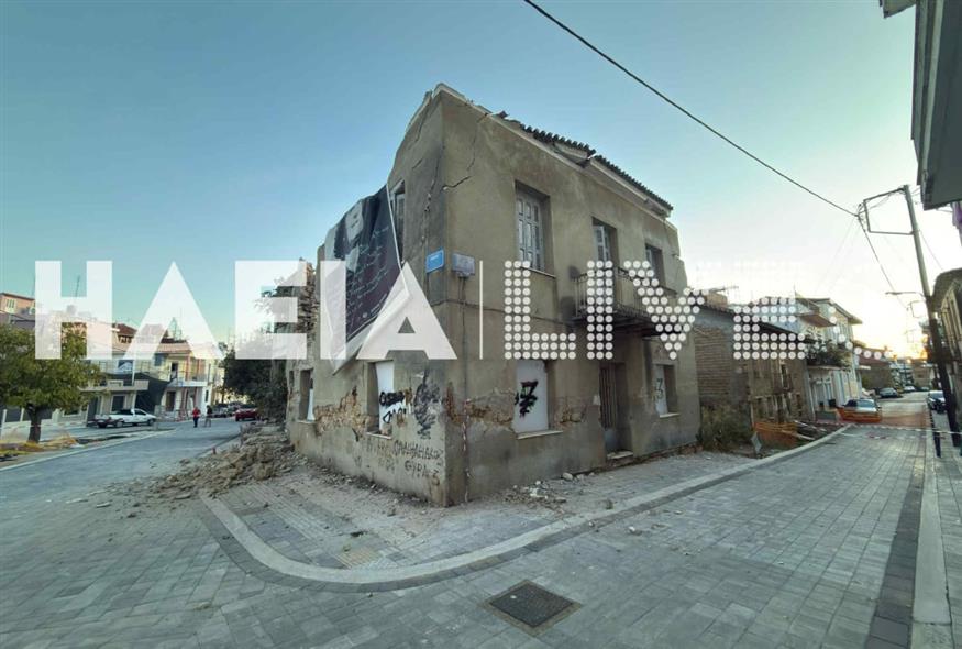 Κατάρρευση κτιρίου στην Ηλεία
