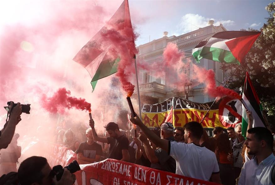 Global Sumud Flotilla: Συγκέντρωση διαμαρτυρίας έξω από το υπουργείο Εξωτερικών (ΙΝΤΙΜΕ)
