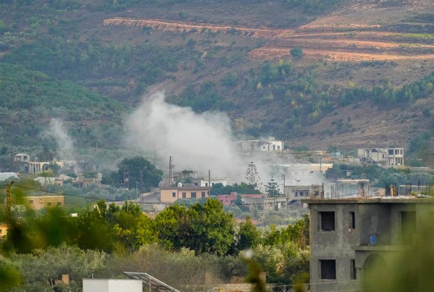 Επίθεση σε χωριό του Λιβάνου (AP Photo/Hassan Ammar)