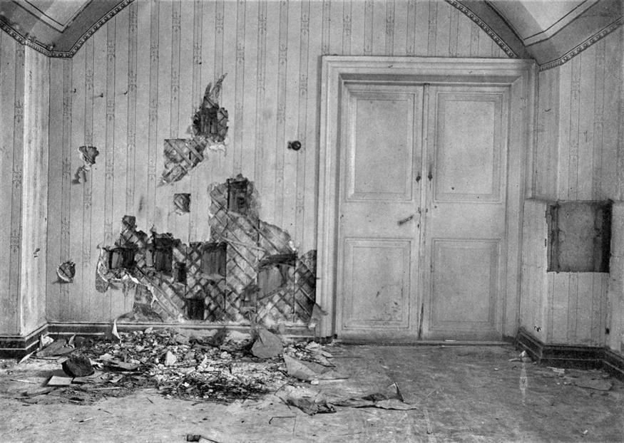 Το δωμάτιο όπου συντελέστηκε η σφαγή.