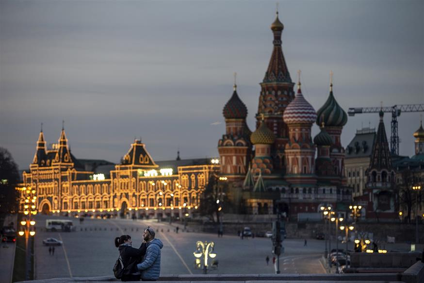 Το κέντρο της Μόσχας (AP Photo/Alexander Zemlianichenko Jr)