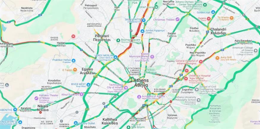 Κίνηση στους δρόμους