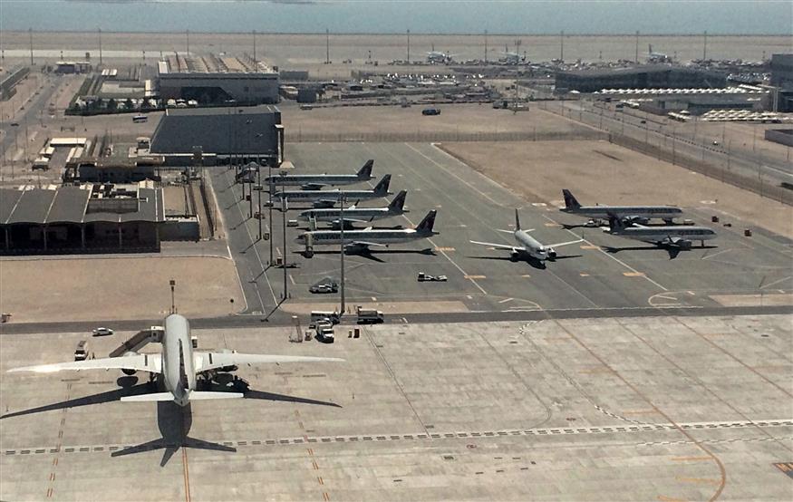 Το αεροδρόμιο της Ντόχα (AP Photo/Hadi Mizban)