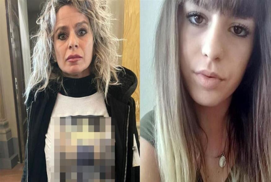 Η Alessandra Verni και η δολοφονηθείσα κόρη της