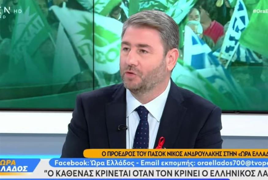 Χείμαρρος ο Νίκος Ανδρουλάκης στη συνέντευξή του στο OPEN