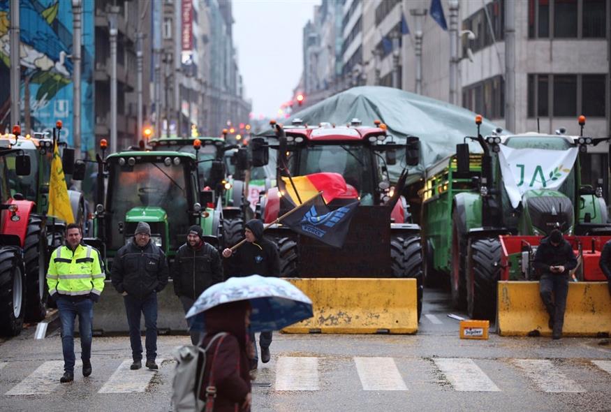 Βρυξέλλες αγρότες (AP Photo)