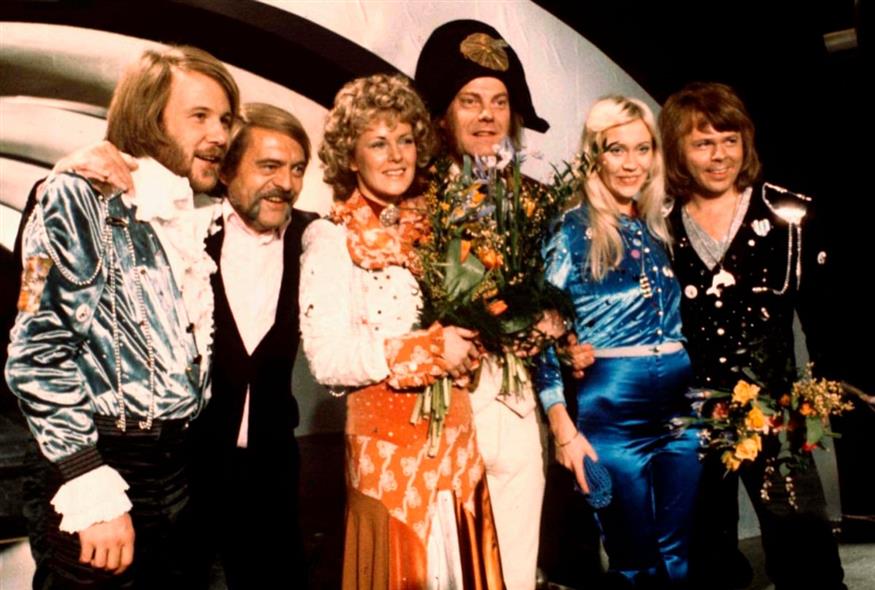Οι ABBA στη Eurovision (Copyright: AP Photo/File)