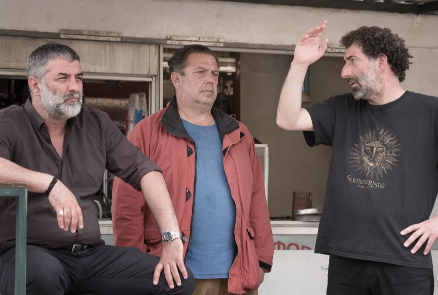 Βασίλης Μπισμπίκης, Στάθης Σταμουλακάτος και Γιάννης Οικονομίδης (Copyright: Μαριλένα Αναστασιάδου)