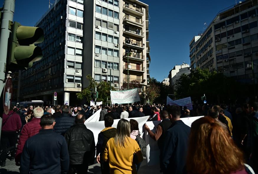 Αγρότες στην Αθήνα (EUROKINISSI)