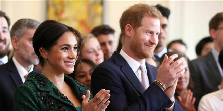 Ο πρίγκιπας Χάρι και η Μέγκαν Μαρκλ (Φωτογραφία: AP Images)