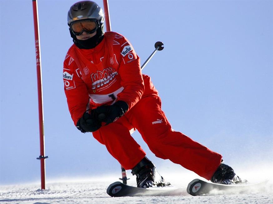 Ο Μίχαελ Σουμάχερ λάτρευε το σκι./ copyright Ap Photos