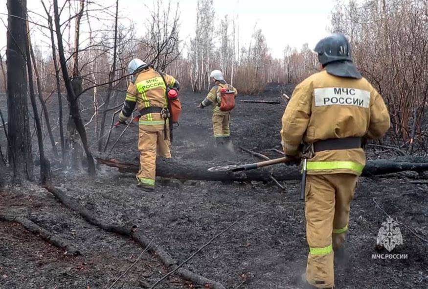 πυρκαγιά στη Ρωσία/AP
