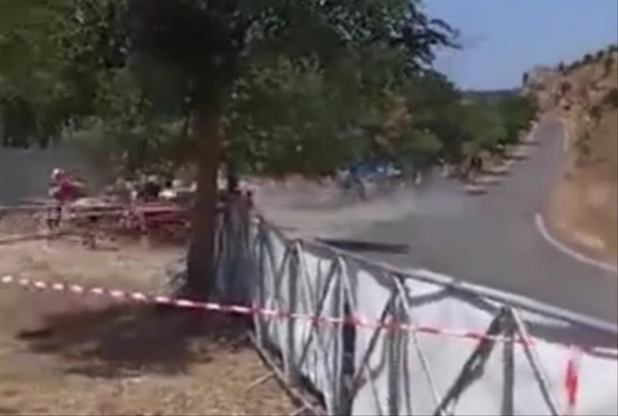 Σοβαρό ατύχημα σε ράλι στη Δημητσάνα/facebook