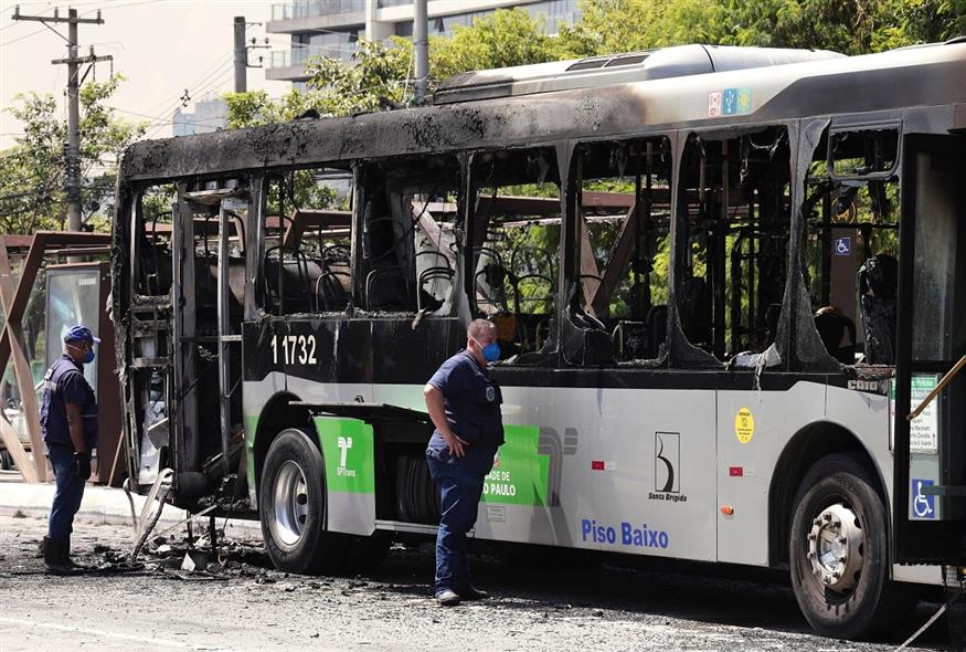 Λεωφορείο σε τροχαίο δυστύχημα (ΦΩΤΟ ΑΡΧΕΙΟ) (AP Photo/Ettore Chiereguini)