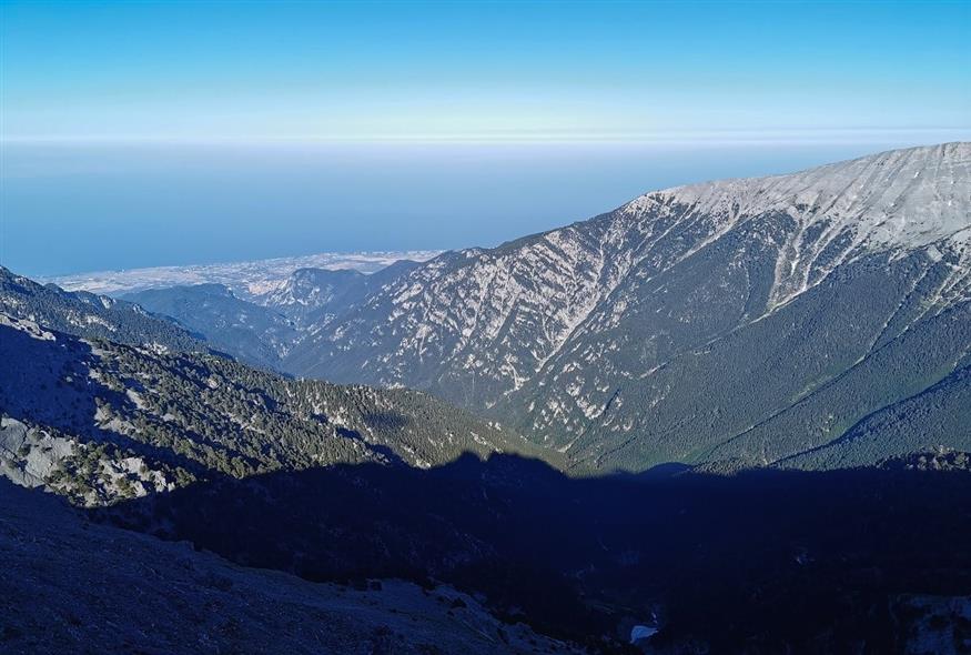 Θέα από την κορυφή του Ολύμπου (φωτογραφία αρχείου/ Eurokinissi)