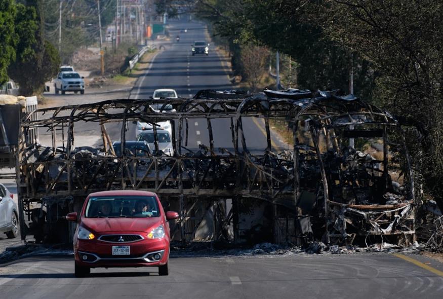 Μεξικό σε κατάσταση πολιορκίας μετά τoν θάνατο του «Ελ Μέντσο» (ΑP) Μεξικό σε κατάσταση πολιορκίας μετά τoν θάνατο του «Ελ Μέντσο» (ΑP)
