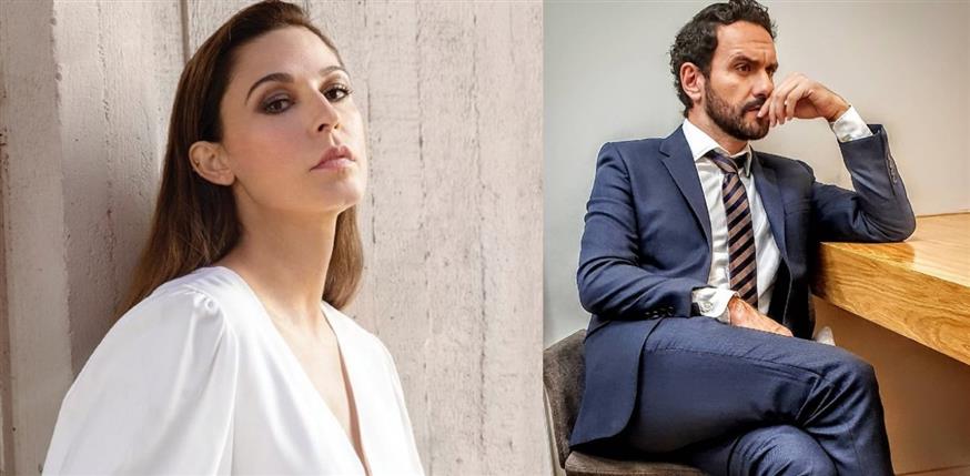 Η Κατερίνα Παπουτσάκη και ο Μελέτης Ηλίας θα είναι το βασικό πρωταγωνιστικό δίδυμο της νέας σειράς της ΕΡΤ (photo Instagram)