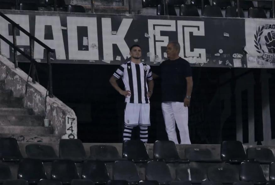 Ο Ζαφείρης Μελάς καλωσορίζει τον Ζαφείρη στον ΠΑΟΚ
