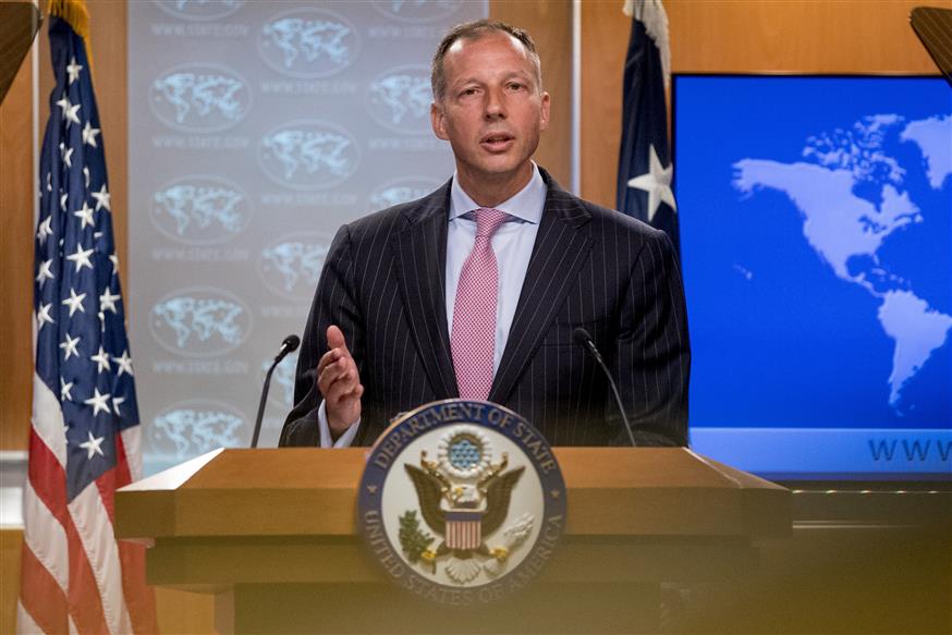 Ο Αμερικανός υφυπουργός Εξωτερικών Φράνσις Φάνον (AP Photo/Andrew Harnik, Pool)