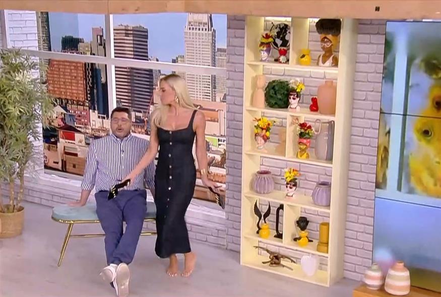 Ιωάννα Μαλέσκου - Λάμπρος Κωνσταντάρας / video capture