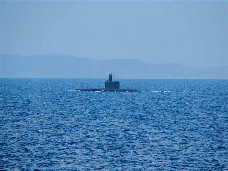 ελληνικό υποβρύχιο (φωτογραφία αρχείου Copyright: EUROKINISSI/ΠΟΛΕΜΙΚΟ ΝΑΥΤΙΚΟ)