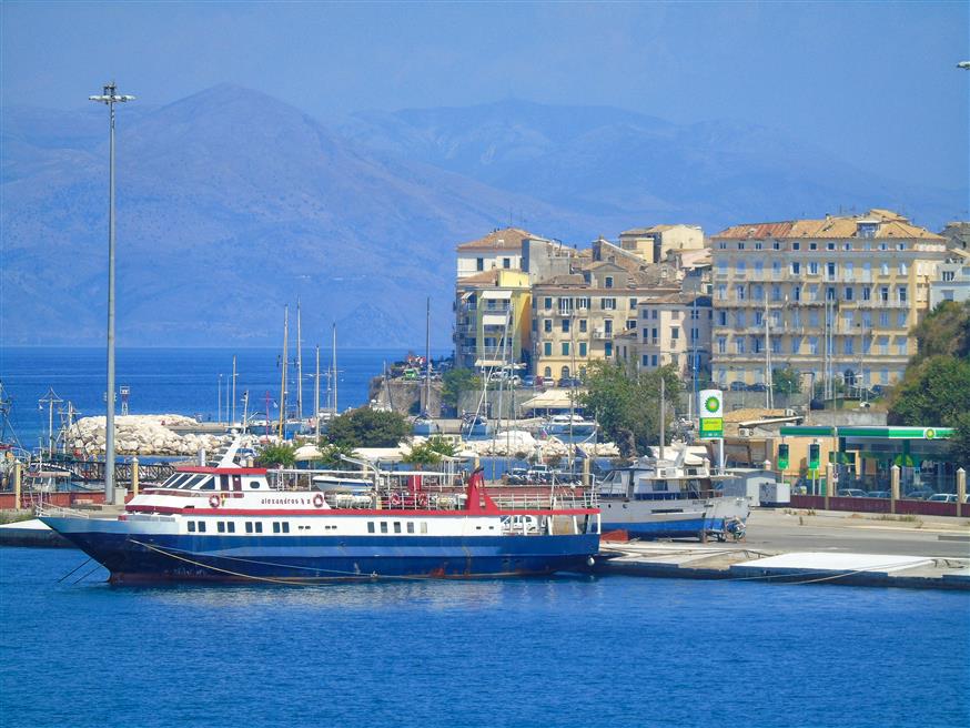 Λιμάνι Κέρκυρας (Eurokinissi)