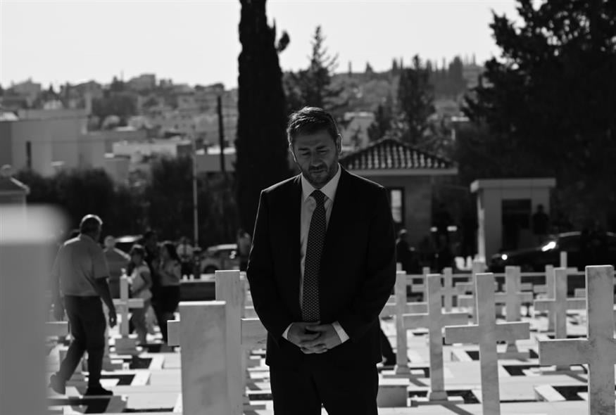 Ο Νίκος Ανδρουλάκης στην Κύπρο (ΓΡΑΦΕΙΟ ΤΥΠΟΥ ΠΑΣΟΚ-ΚΙΝΗΜΑ ΑΛΛΑΓΗΣ/EUROKINISSI)